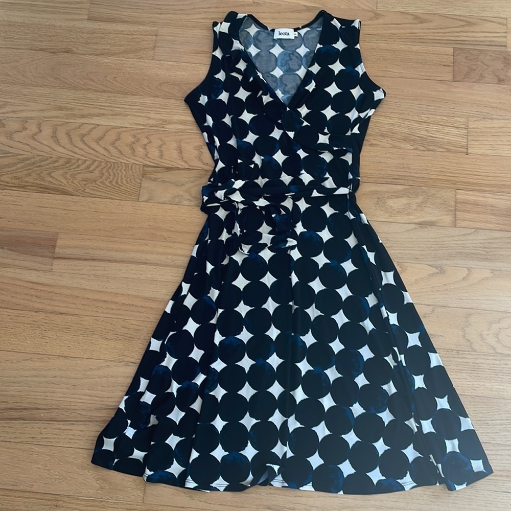 Leota dress Aneeka Knit Faux Wrap - Picture 5 of 12